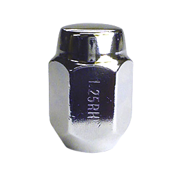 Lug Nut Bulge Acorn - Chrome - 21 mm