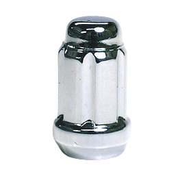 Wheel Mate Twisted Spiked Lug Nuts Set of 24 - Chrome M14x1.50 main image 1