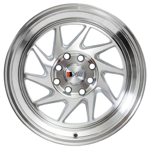 F1R F07 4x100/5x114.3 16x8 +25 Machine Silver