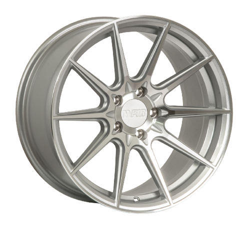 F1R F101 5x112 18x9.5 +42 Machine Silver