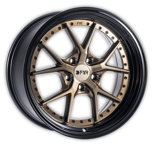 F1R F105 5X114.3 19x9.5 +35 Bronze/Black Lip