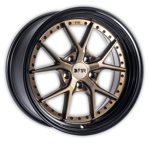 F1R F105 5X114.3 19x10.5 +22 Bronze/Black Lip