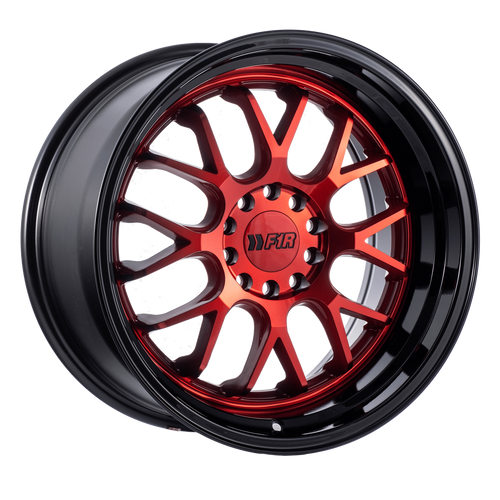 F1R F21 5x100/5x114.3 17x8.5 +35 Candy Red/Black Lip v2