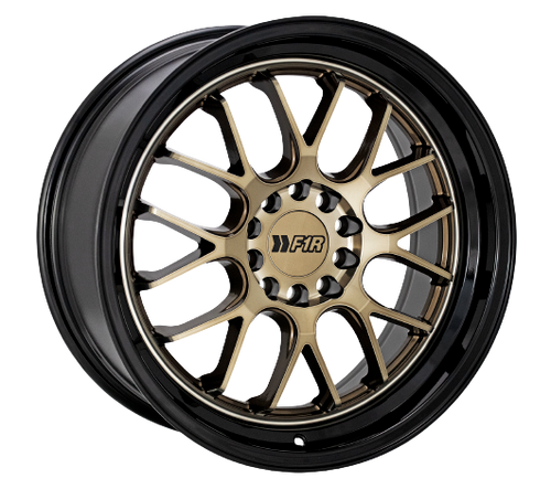 F1R F21 5x112/5x114.3 18x8.5 +30 Bronze/Black Lip v2