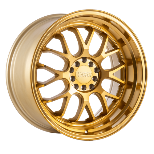 F1R F21 5x114.3/5x120 18x8.5 +35 Machine Gold v2