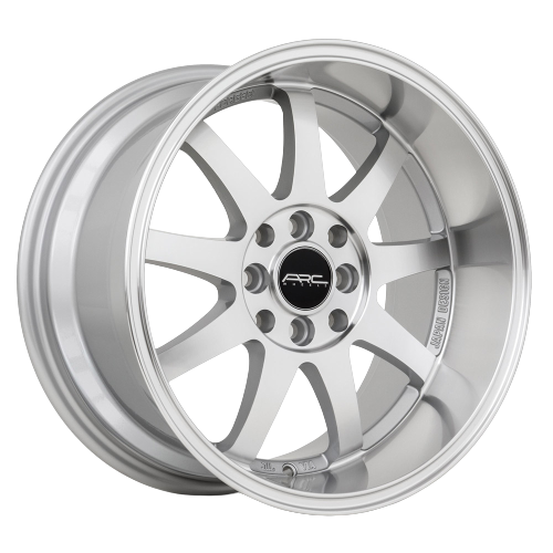 ARC AR4 4x108 15x8.5 +20 Silver Machine Face Lip