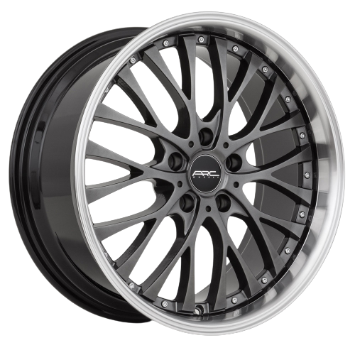 ARC AR6 5x112 18x8  +30 Hyper Black Machine Lip