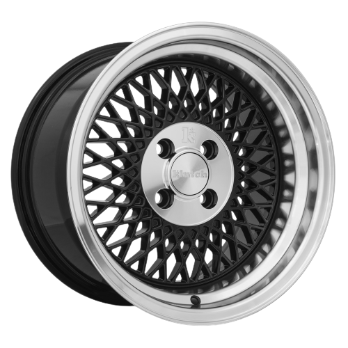 Klutch SL1 4x108 15x8.5  +20 Black Machined Lip