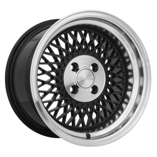 Klutch SL1 4x98 15x8.5  +20 Black Machined Lip