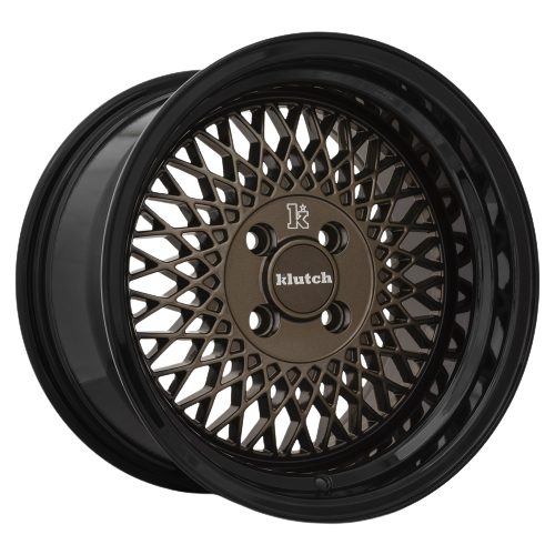 Klutch SL1 4x108 15x8.5  +20 Bronze Black Lip