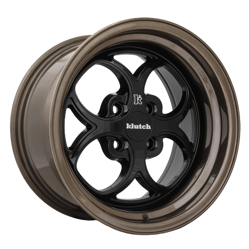 Klutch SL2 4x98 15x8.5  +17 Black Bronze Lip