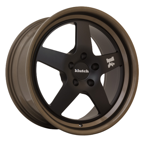 Klutch SL5 5x108 18x8.5  +35 Black Bronze Lip