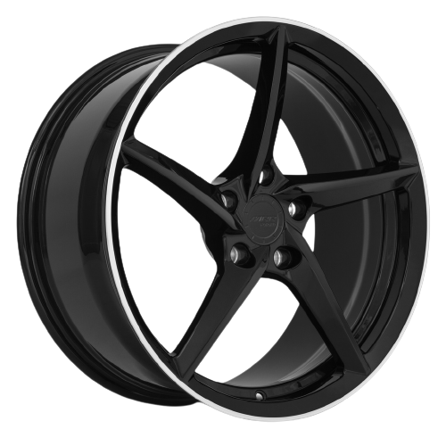 MRR Forged F25 5x120 19x8.5 +38 Gloss Black fit Corvette C8 ( rear: FF2520A152048R )