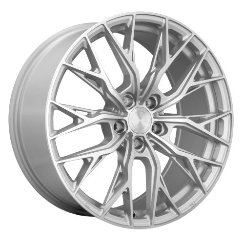 MRR GF5 5x112 18x8.5 +30 Silver Machine Face