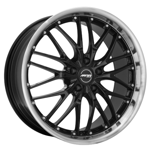 MRR GT1 5x114.3 18x8.5 +35 Black Machine Lip