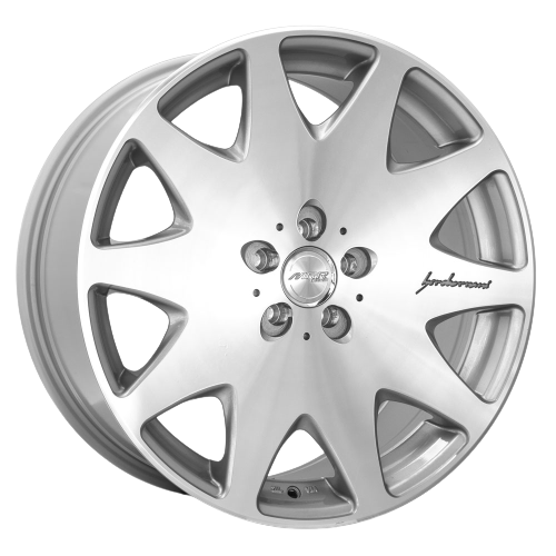 MRR HR3 5x120 20x8.5 +35 Silver Machine Face