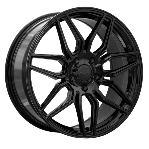 MRR M024 5x120.65 20x12 +50 Gloss Black fit Corvette C6 C7 Z06/Grandsport/ZR1 ( front: M02419A052030BK )