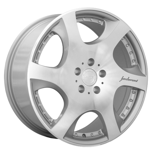 MRR VP3 5x112 20x9 +38 Silver Machine Face