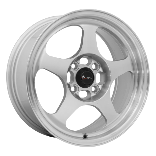 Vors SP1 4x98 15x7 +35 Silver Machine Face Lip