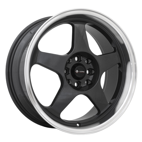Vors SP1 5x108 18x9 +35 Hyper Black Machine Lip