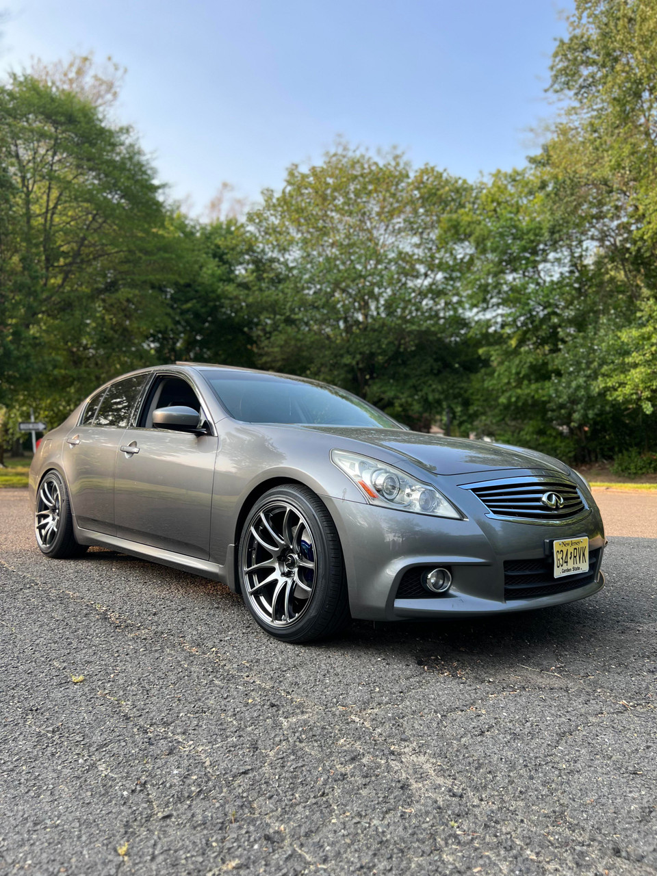 Infiniti G37 Hyper Black Vors TR4 Wheels
