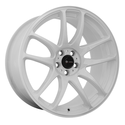 Vors TR4 5x114.3 19x8.5 +35 White wheel for 2008 Lexus Is f