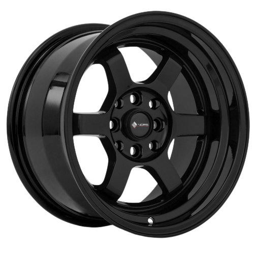 Vors TR7 4x100/4x114.3 16x8 +20 All Black wheel for 2002 Kia RIO