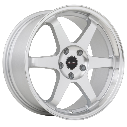 Vors TR37 5x114.3 18x8.5 +35 Silver Machine Face Lip wheel for 1993 Mazda MPV