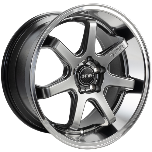 F1R FC7 5x100 18x9.5 +35 Hyper Black/Polish | ThreePiece.us