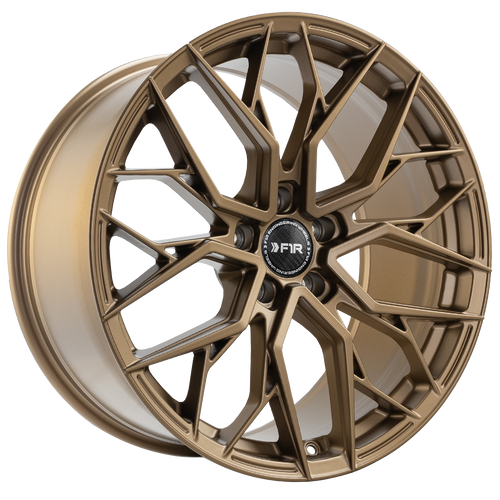 F1R FS3 5x112 18x8.5 +42 Matte Bronze wheel for 1997 Audi S6