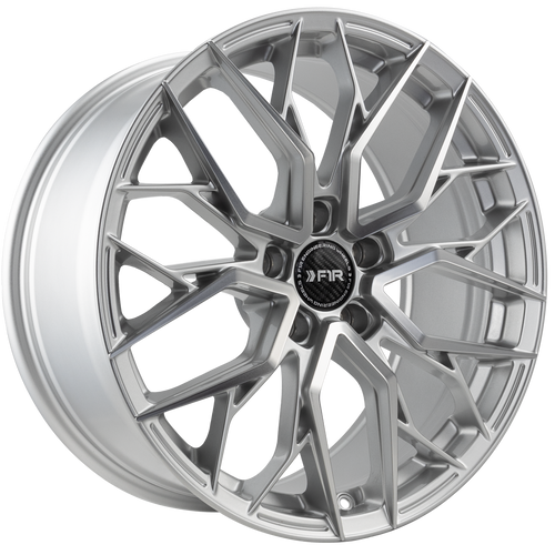F1R FS3 5x120 19x9.5 +38 Machine Silver