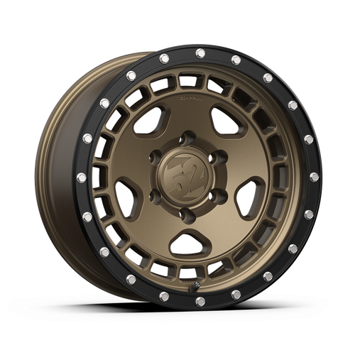 fifteen52 TURBOMAC HD 5x150 17x8.5 +0 BLOCK BRONZE (MATTE BRONZE/SATIN BLACK RING/STEEL HARDWARE)