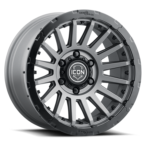 ICON ALLOYS RECON PRO 8X165.1 17x8.5 +13 CHARCOAL