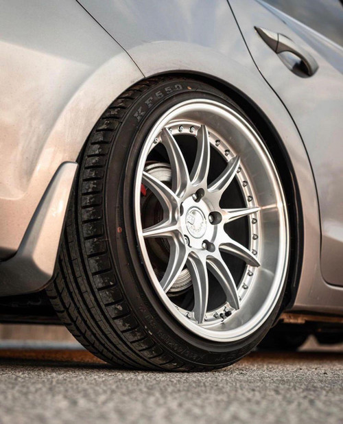 Aodhan DS07 5x114.3 19x8.5 +35 Silver w/Machined Face
