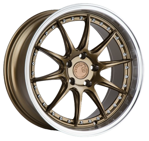 Aodhan DS07 5x114.3 19x8.5 +35 Bronze w/Machined Lip