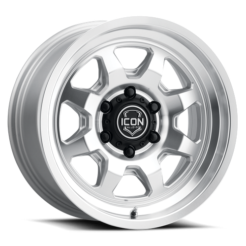 Icon Alloys NUEVO 5x114.3 17x8.5 0mm SILVER MACHINED