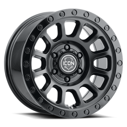 Icon Alloys HULSE 6x120 17x8.5 0mm DOUBLE BLACK
