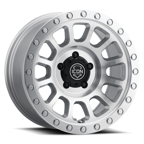 Icon Alloys HULSE 5x114.3 17x8.5 0mm SILVER MACHINED