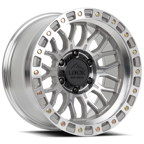 LOCK OFFROAD COMBAT Machining With Clear Coat wheel