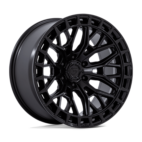 Fuel 1PC FC869 SIGMA 6X139.7 17x9 -12 BLACKOUT W/ GLOSS BLACK LIP