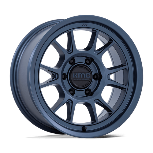 KMC KM729 RANGE 5X127 17x8.5 -10 METALLIC BLUE