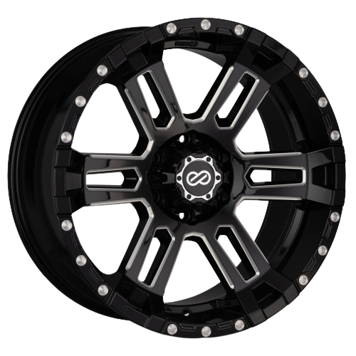 Enkei Commander 6x139.7 20x9+5 Black Machined