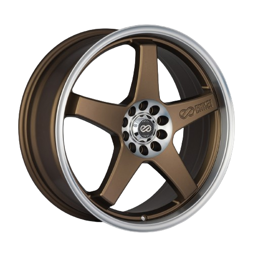 Enkei EV5 5x100/114.3 17x7+38 Matte Bronze w/ Machined LIp