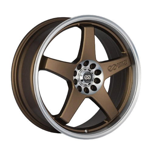 Enkei EV5 5x100/114.3 17x7+45 Matte Bronze w/ Machined LIp