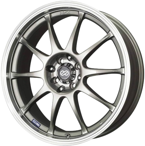 Enkei J10 5x100/114 18x7.5+38 Silver w/ Machined Lip