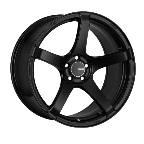 Enkei Kojin 45 18x8+5x100 Matte Black Wheels | ThreePiece.us