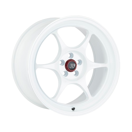Enkei PF06 5x100 18x9.5+40 White Machined - Threepieceus
