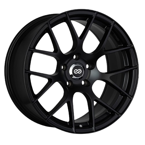 Enkei Raijin 5x112 18x8+45 Matte Black wheel for 2002 Audi S4