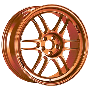 Enkei RPF1 5x114.3 17x9+22 Orange Wheels | ThreePiece.us