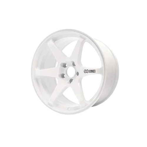 Enkei T6R 5x114.3 18x9.5+38 Vanquish White | ThreePiece.us